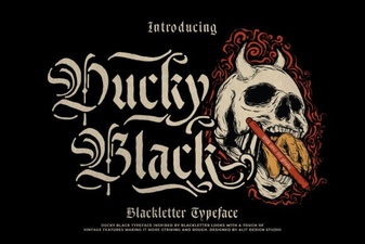 The Ducky Black Font for Modern Digital Design