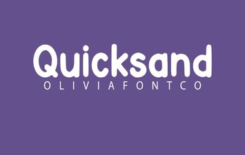 Quicksand Font for Modern User Interface Designs