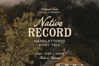 The Native Record Font: a Design Guide