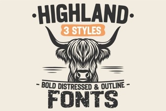 Highland Bundle: Creative Font Designs & Ideas