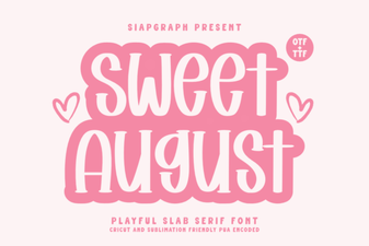 Sweet August Font for Inspiring Design Projects